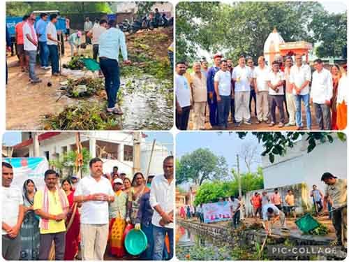 अहिवारा नगर पालिका द्वारा शीतला तालाब की सफाई: स्वच्छता ही सेवा पखवाड़ा के तहत छठे दिन चलाया गया स्वच्छता अभियान